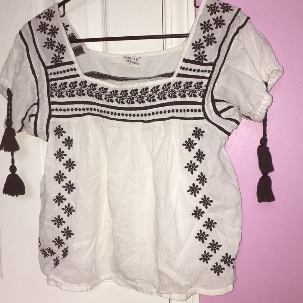 Short Sleeved White Shirt